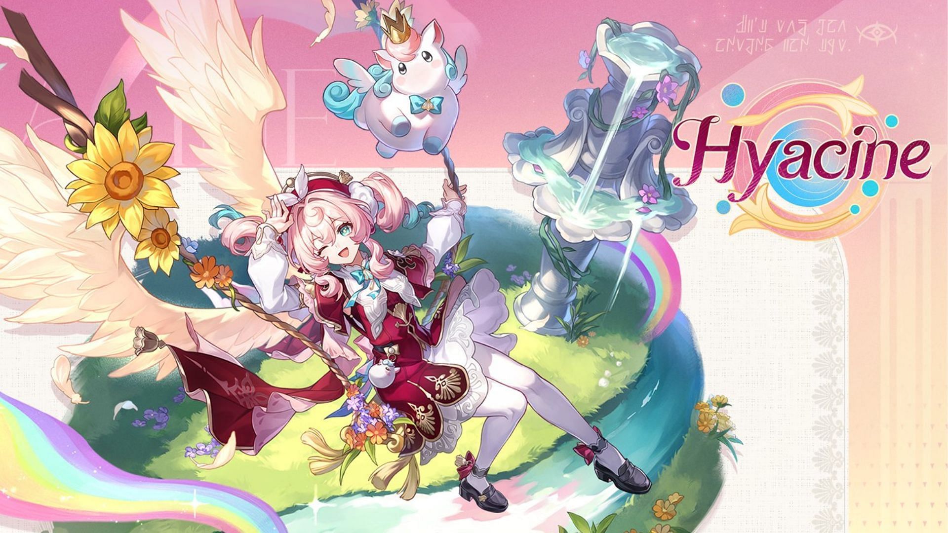 Hyacine and her memosprite Ica (Image via HoYoverse)